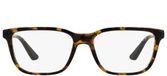 Coach HC 6170U Lunettes de vue homme Havane Géométrique 56mm