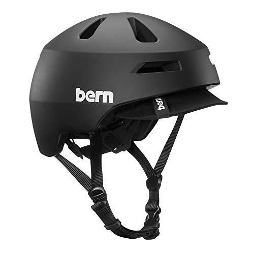 Bern Brentwood 2.0 mat zwart vizier, grote helm, matzwart, maat L