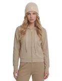 GUESS New Hooded Victoire Scuba Zipp Sweat à capuche Victoire avec fermeture éclair Femme