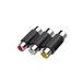 Hama 00205174 Adaptateur - 3x RCA Femelle vers 3x RCA Femelle