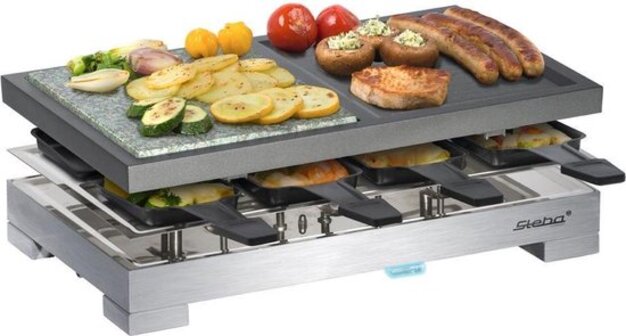 Steba RC88 Raclette Grill - 8 Personen - Steen - 1200W
