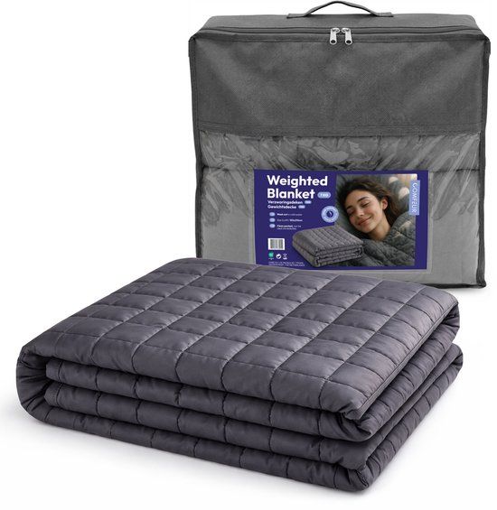 Comfeur Verzwaringsdeken 7 kg - 150x210 cm - Grijs