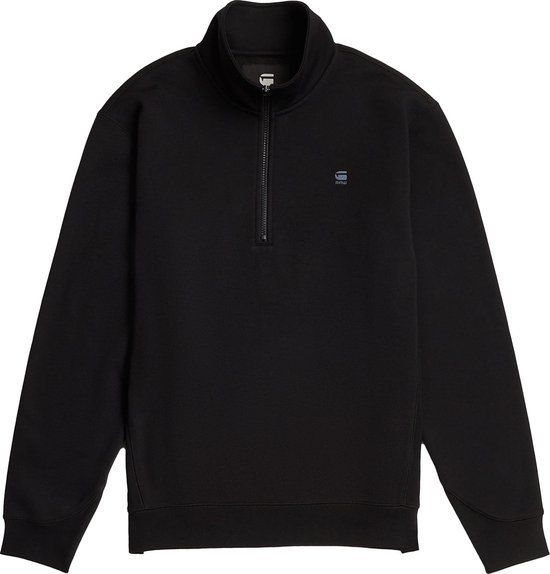 G-STAR Premium core half zip r sw l/s Heren Trui - dk black M