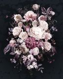 Komar Colours Fotobehang Bouquet Noir - Inclusief Lijm - 200 x 250 CM