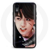 Maniacase Hoesje voor Iphone X BTS Bangtan Sonyeondan Jungkook Fanart