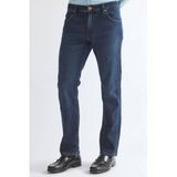 Wrangler Greensboro straight leg jeans - donkerblauw