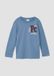 s.Oliver T-Shirt met lange mouwen lichtblauw