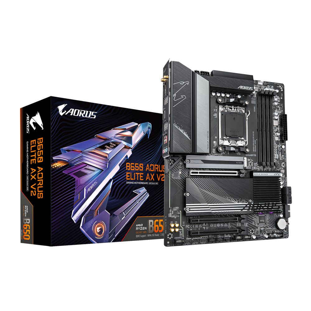 Gigabyte B650 AORUS ELITE AX V2 - Moederbord - Socket AM5 - ATX