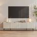 en.casa meuble TV Nand 180x35x51 cm avoine