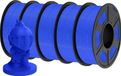 Filament d'imprimante 3D, matériau PLA, diamètre 1,75 mm, PLA bleu, 5 rouleaux
