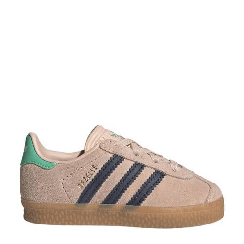 adidas Originals Gazelle sneakers lichtroze/donkerblauw