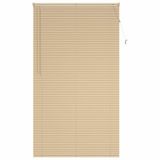 vidaXL Venetiaanse jaloezie Lichtbruin met Patroon 213 x 110 cm 25 mm