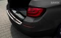 RVS Avisa RVS Achterbumperprotector 'Deluxe' passend voor BMW 5-Serie F11 Touring 2010-2016 Chroom/Rood-Zwart Carbon