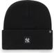 47Brand 47 MLB New York Yankees Muts Beanie Compact Alt Cuff Knit Zwart Volwassenen One Size