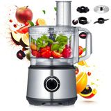 Avilia Multifunctionele 7-in-1 robot met reservoir van 1,25 l, 750 W, ideaal voor fijnmaken, snijden, raspen, sneeuwsnijden, emulgeren en kneden, 2 snelheden en een kabel van 1,2 m