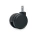 Waytex 78152 bureaustoelwiel, groot, 60 mm, zwart