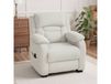 HOMCOM Fauteuil Relax Électrique Inclinable USB Crème 86x90x103cm
