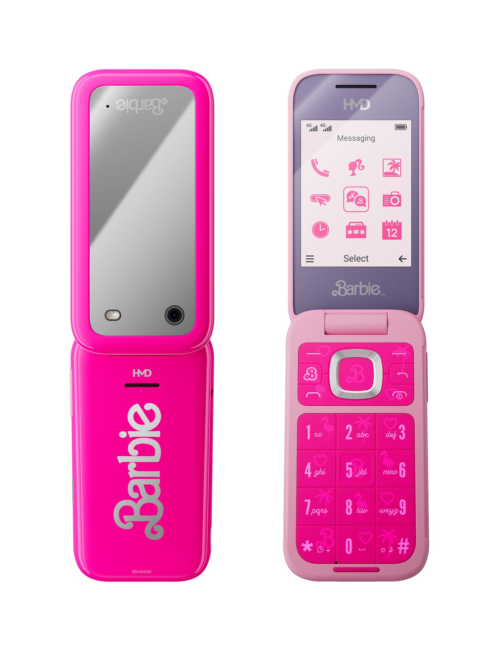 HMD Barbie Phone / 128 MB / Roze / 4G