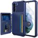 Selected by GSMpunt.nl Portemonnee Hoesje Geschikt voor Samsung Galaxy S21 FE - Back Cover met Pasjeshouder - Blauw