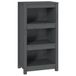 VidaXL Boekenkast 50x35x154 cm massief grenenhout grijs