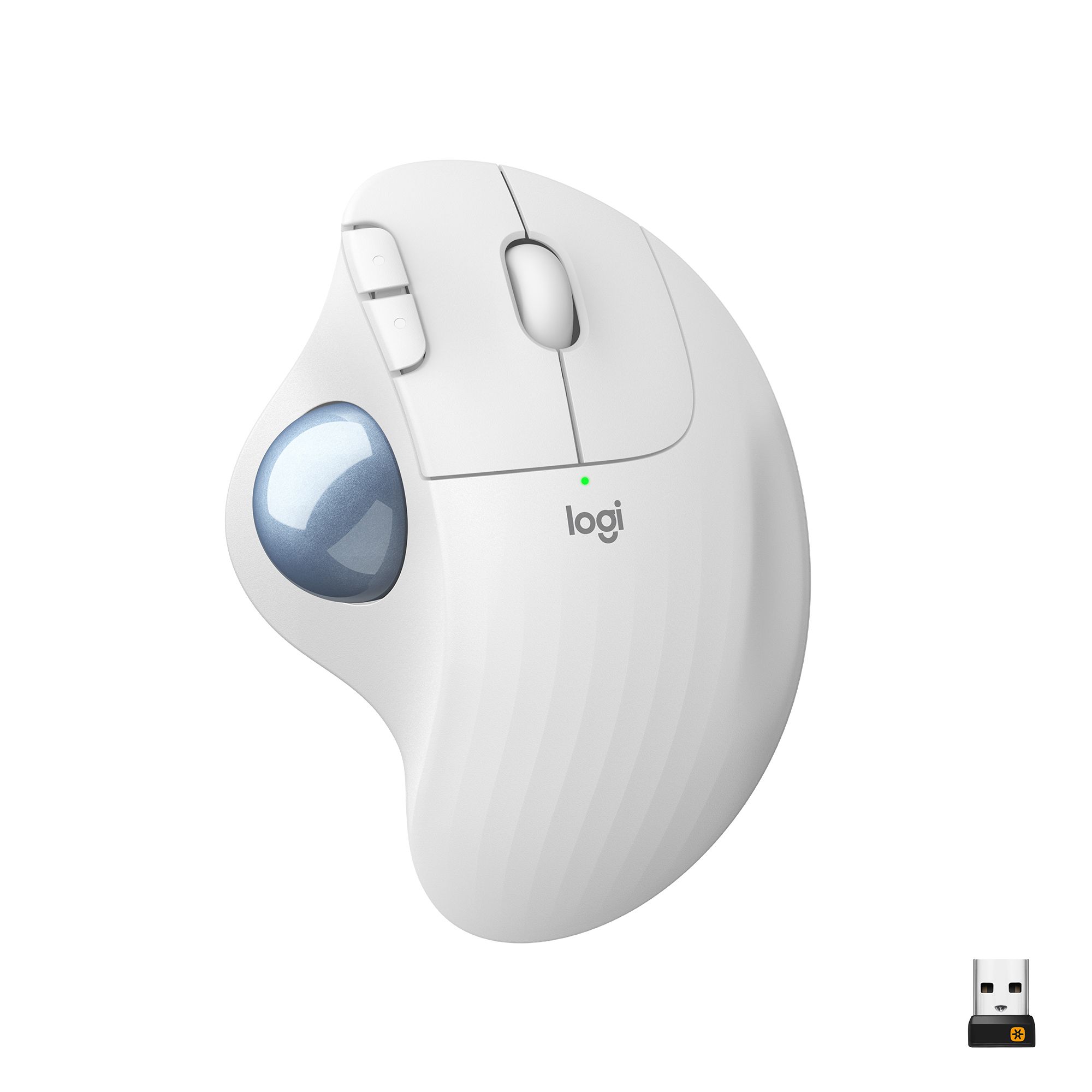 Logitech M575 ERGO Draadloze Trackball Muis - Wit