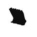 Morethansocks - Kniekousen - Unisex - Modal - 6 Pack - Maat 35 t/m 46 - Zwart