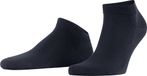 FALKE ClimaWool kort eenkleurig wol lyocell sneakersokken enkelsokken heren blauw - maat 39-40