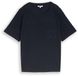 Tom Tailor - Boxy fit T-shirt met borstzak - Maat S - sky captain blue