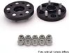 H&R DRM-Systeem Spoorverbrederset 40mm per as - Steekmaat 5x100 - Naaf 56,0mm - Boutmaat M12x1,25 - passend voor Subaru/Toyota - Zwart