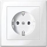Merten Schneider Electric Stopcontact Compleet - Inbouw - Randaarde - 1V - Polarwit - M-Smart - MEG2301-1419