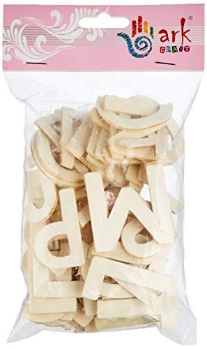 arkCRAFT W0010 houten letterset A-Z, hoofdletters, ca. 60 stuks