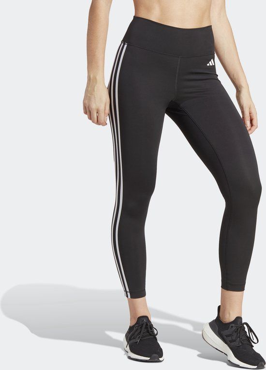 adidas Performance Train Essentials 3-Stripes High-Waisted 7/8 Legging - Dames - Zwart - XL