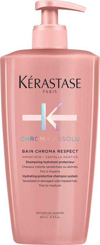 Kérastase Chroma Absolu Bain Chroma Respect Shampoo - 500ml - Kleurbeschermend - Sulfaatvrij