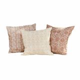 LOBERON Kussenhoes set van 3 Tarouja oudroze/crème