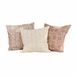 LOBERON Kussenhoes set van 3 Tarouja oudroze/crème