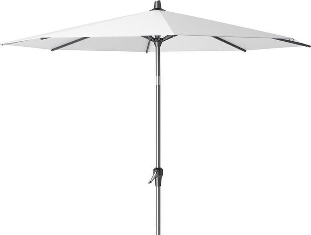 Platinum Riva stokparasol 2,5 m. rond - White