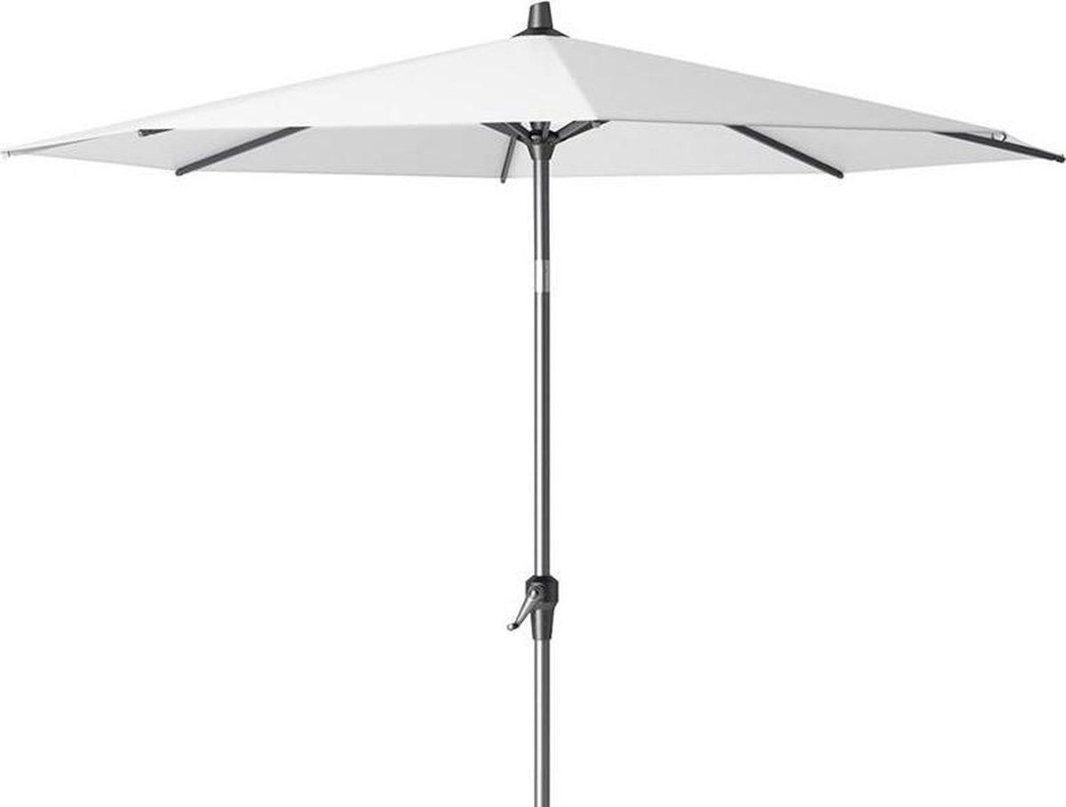 Platinum Riva stokparasol 2.5 m. rond - White - Wit