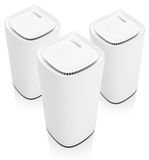 Merkloos Mesh WiFi-router - WiFi 6E - 3-pack - Tot 825 m² dekking - 5,4 Gbps
