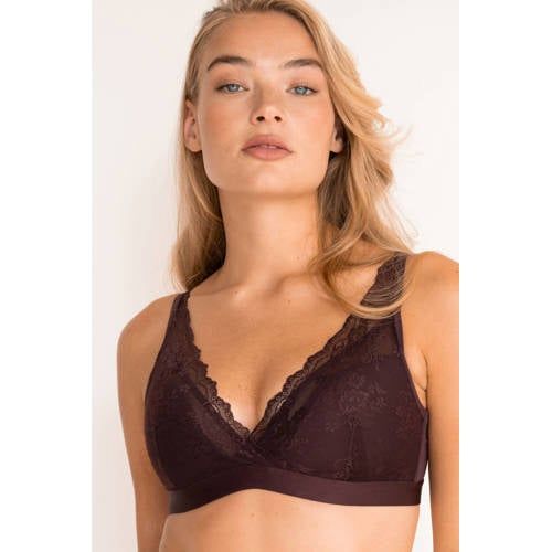 Sam Friday voorgevormde bralette Ivy donkerrood