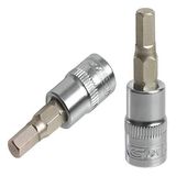 KS Tools 922.1461 schroevendraaier-inzetstuk Ultimate 6-kant, 1/4 inch, lengte 37 mm - 3 mm, satijn chroom