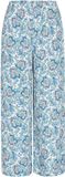 usha FESTIVAL Broek blauw / lichtblauw / geel / wit