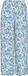 usha FESTIVAL Broek blauw / lichtblauw / geel / wit