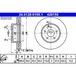 ATE Lot De 2 Disques De Frein 24.0128-0155.1 Mercedes-benz 204 421 07 12