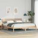 Maison Exclusive - Lit, marron, 200 x 200 cm, en pin massif