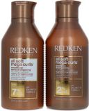 Redken All Soft Mega Curls Shampoo + Conditioner - 2 x 300 ml