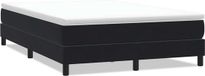 vidaXL Boxspring Bed - Zonder Matras - 160x220 cm - Fluweel - Zwart