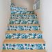 Ambiance Sticker Zelfklevende trap, tegels, trap, tropisch, Santos, zelfklevend, voor trap, cementtegels, 2 stroken van 42 x 147 cm