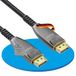 Sonero® 8K-DisplayPort 1.4 kabel, hybride glasvezelkabel, resolutie tot 8K 60Hz (7680 x 4320) / 4K 120Hz (3840 × 2160), ondersteuning HDR en DSC, antraciet, 15 meter