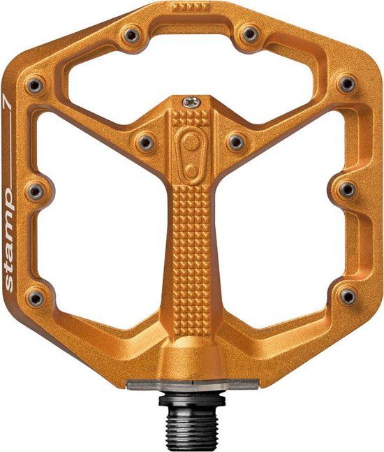Crankbrothers Stamp 7 Large Pedalen - Oranje - Aluminium - Mountainbike