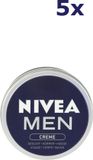 NIVEA MEN Crème 150 ml - 5 pièces